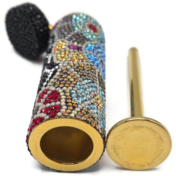 Judith Leiber Crystal Life Saver Candy Mint Container Retired Multicolor Rare - Picture 7 of 16